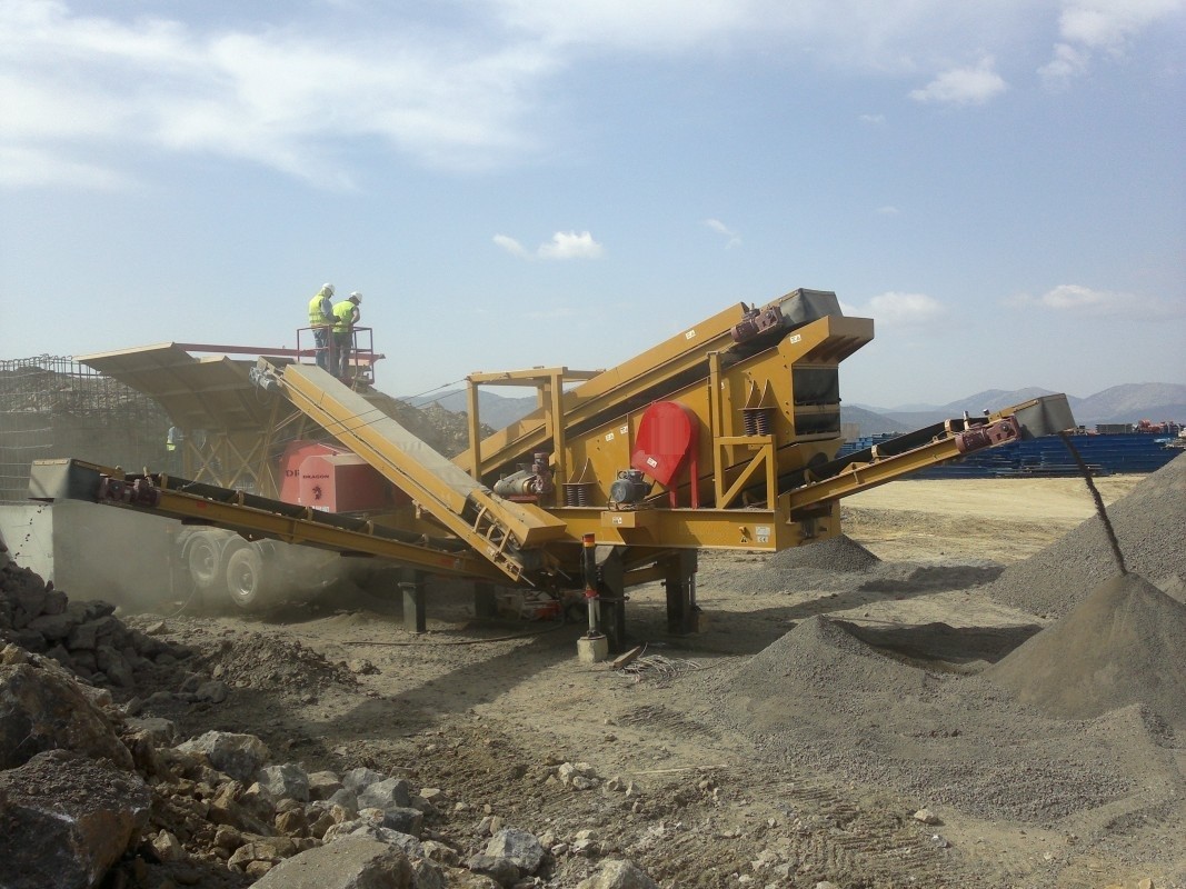 stone crushing and screening plant features