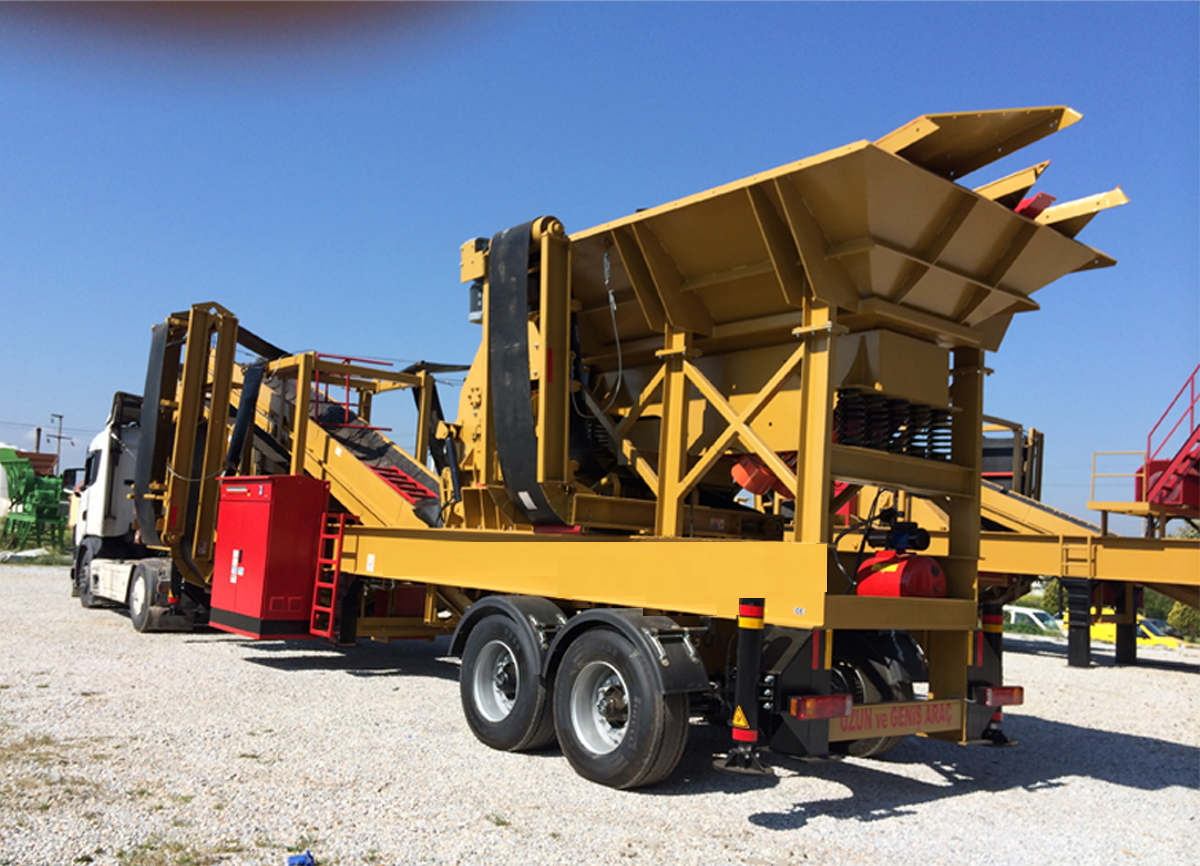 Easy to Transport Mobile Stone Crushing and Screening Plant