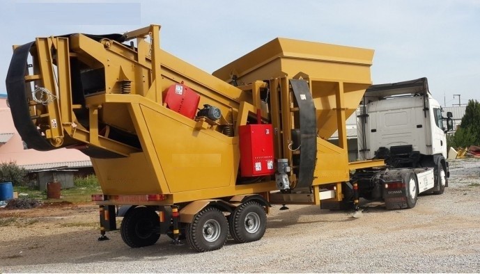 Portable Crushing and Screening Plant Combined in One Platform
