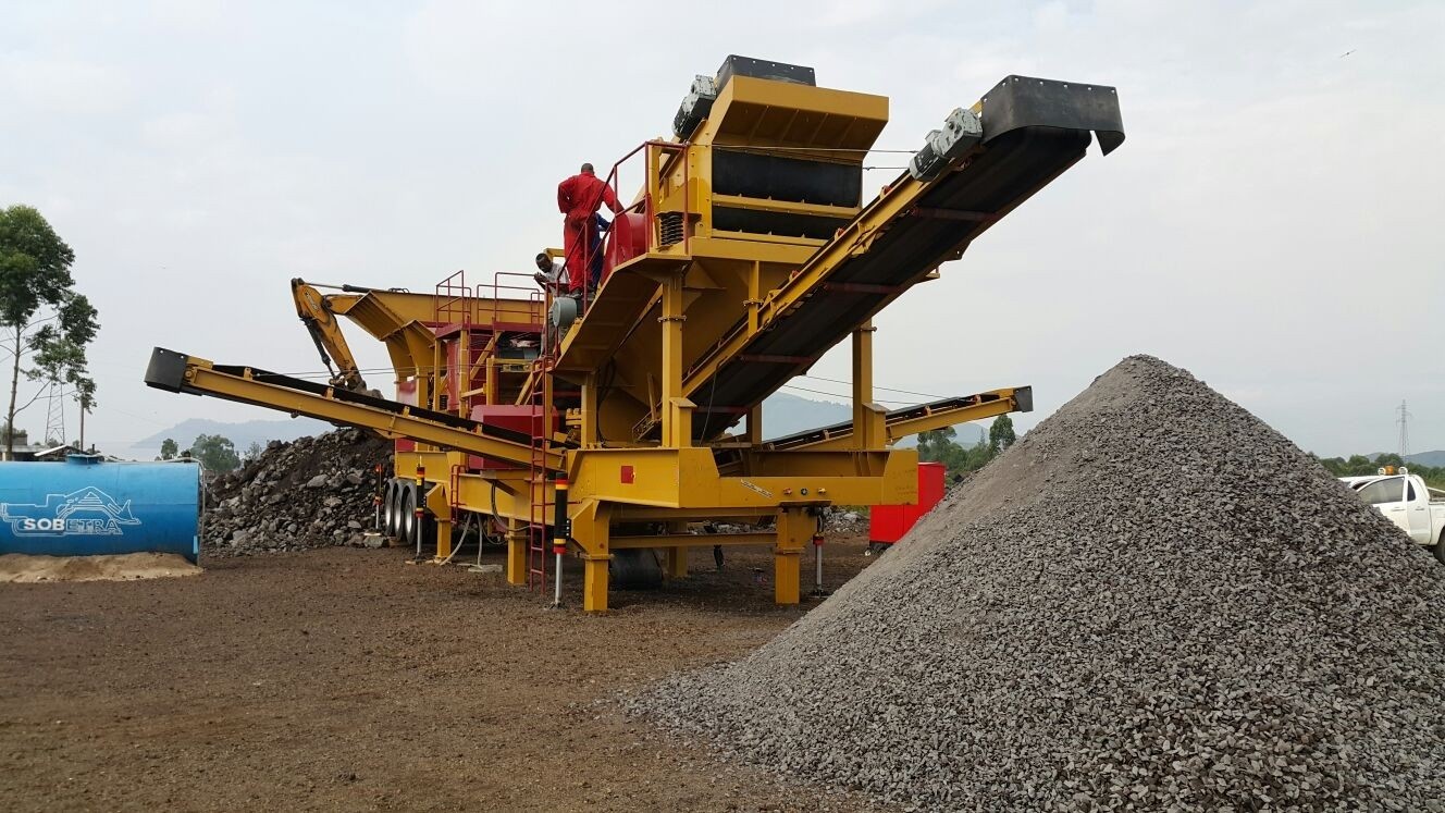 New Generation Portable Limestone Crushing and Screening Plant Production